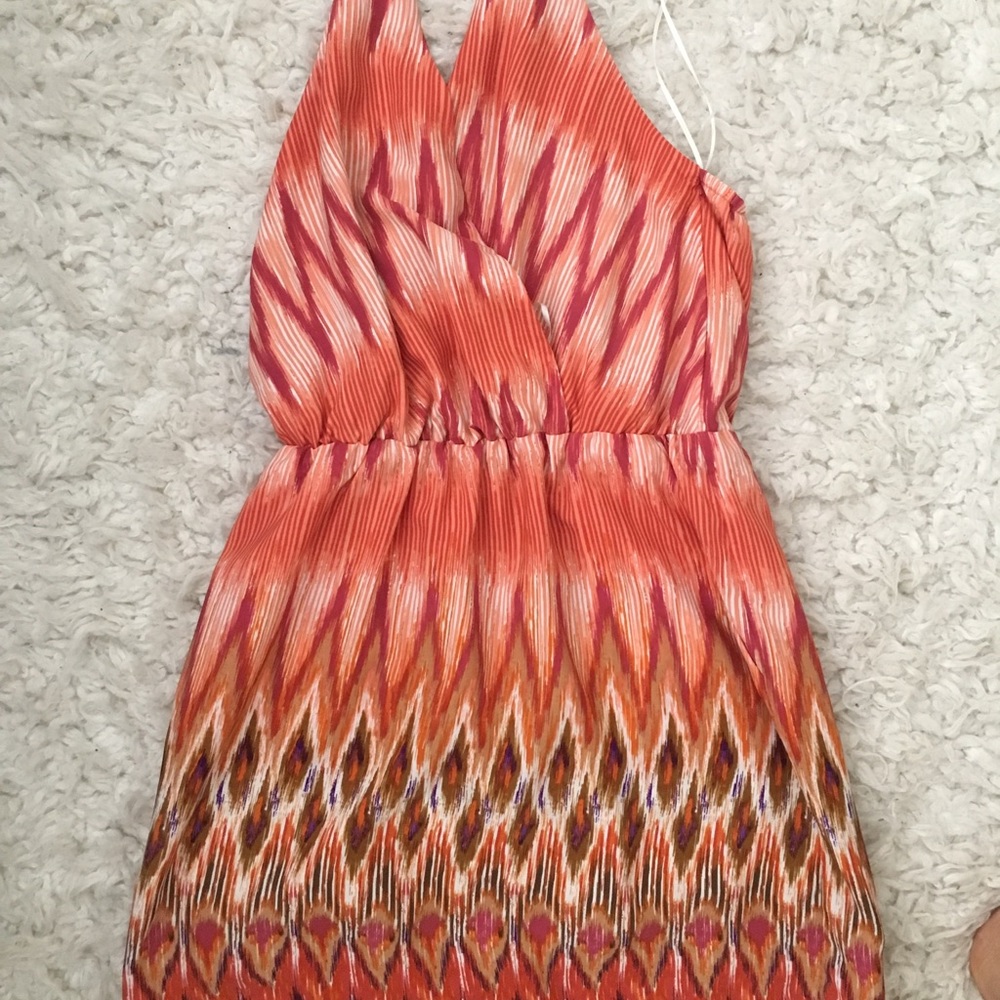 Lavender brown dress